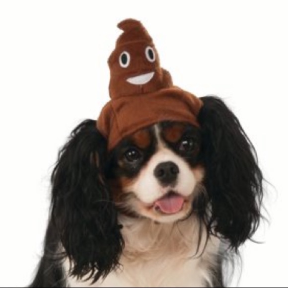 poop emoji dog costume